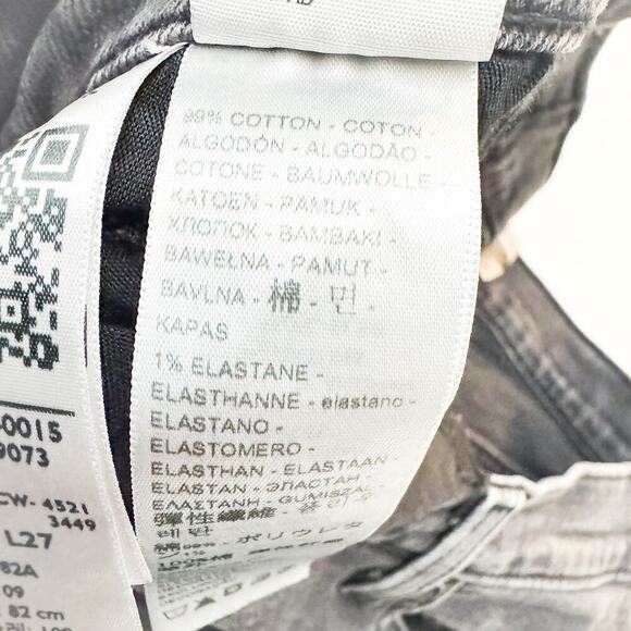 Levi's High Waisted Mom Jean Charcoal Black Denim Zip Fly Size 32 x 27 - Picture 7 of 9